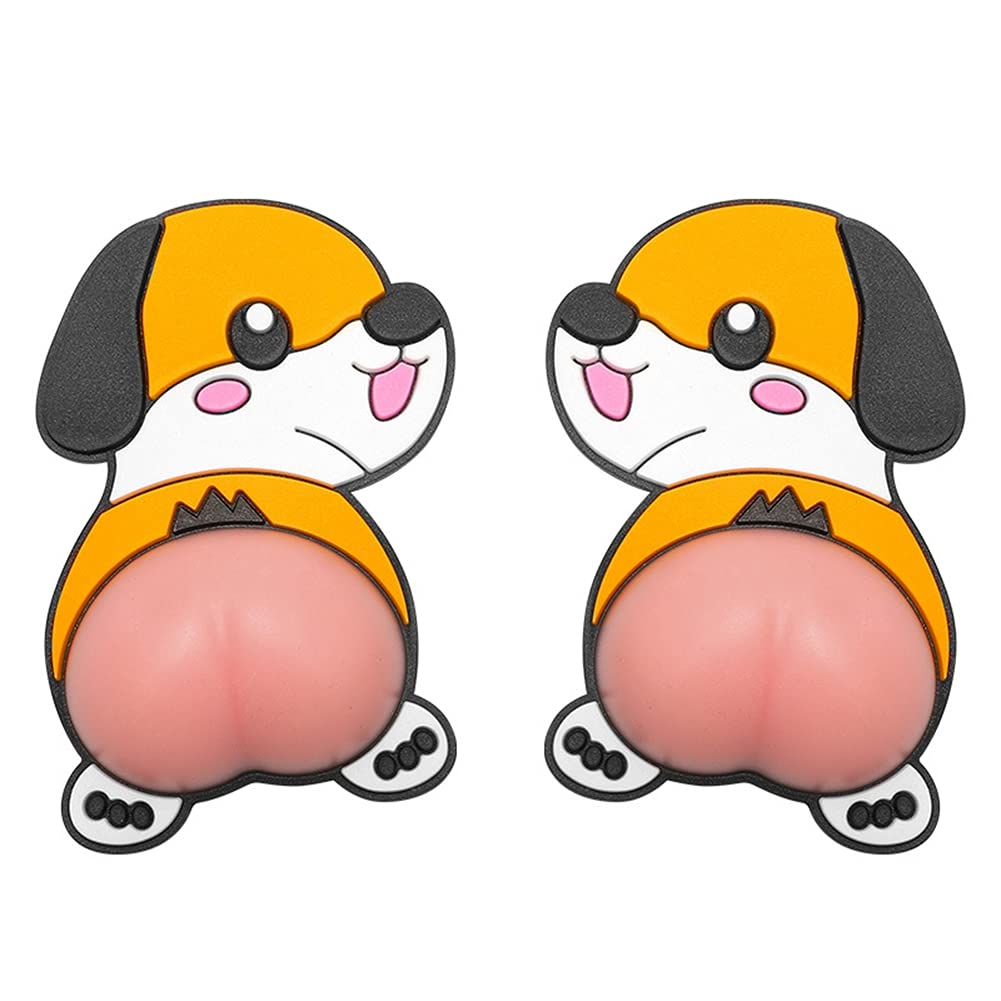 Huamengyuan Auto Cartoon Antikollisionsstreifen, PVC Netter Arsch Anti-Kratzer 3D Stereo Silikon Rückspiegel Autoaufkleber Stoßstange Laptop Telefon Shell Schutz Aufkleber, Einheitsgröße Huamengyuan Auto Cartoon Antikollisionsstreifen, PVC Netter Arsch Anti-Kratzer 3D Stereo Silikon Rückspiegel Autoaufkleber Stoßstange Laptop Telefon Shell Schutz Aufkleber, Einheitsgröße von Huamengyuan