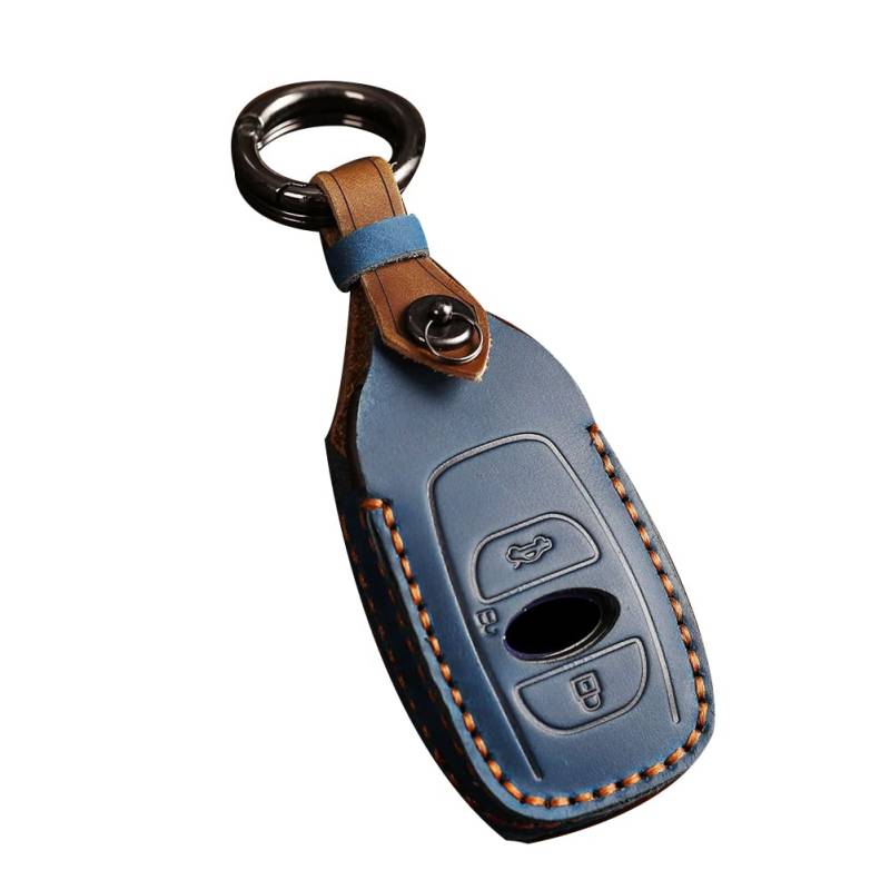 Auto Schlüssel Schutz Tasche,Autoschlüssel Hülle Schutzhülle Stylisches Leder Schlüsseletui Fernbedienung Kompatibel mit Subaru Forester Outback Legacy, 3 Schlüssel/4 Schlüssel von Huamengyuan