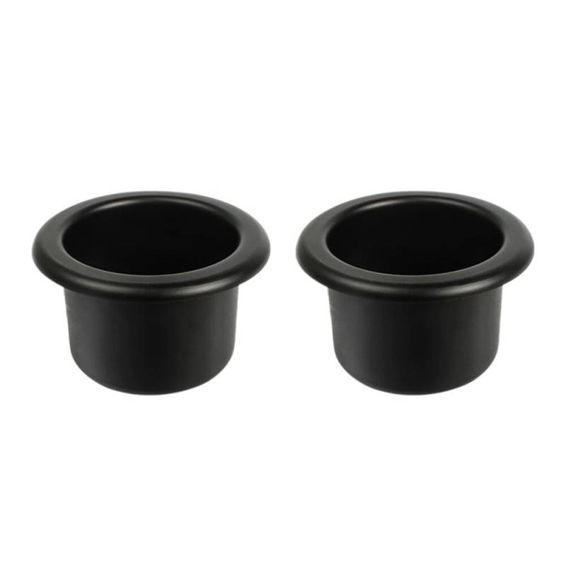 Huamengyuan Becherhalter, 2 Stücke Auto Tasse Halter, Schwarz, Kunststoff von Huamengyuan