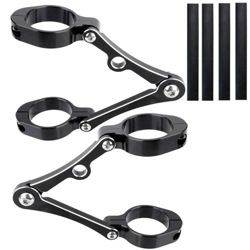 Huamengyuan Motorrad Scheinwerfer Halterung,Motorrad Gabel Scheinwerferhalter Motorradscheinwerfer CNC-Klemme Motorrad Scheinwerfer Halterung Motorrad Scheinwerfer Rohr Gabel 39-41mm von Huamengyuan