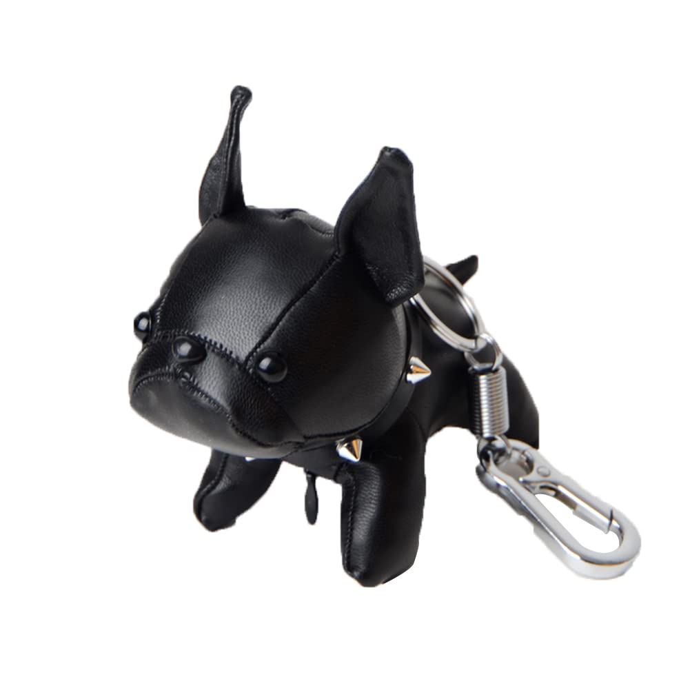 Huamengyuan Schlüsselanhänger für Auto, Französische Bulldogge, französische Bulldogge, aus PU-Leder, Geschenk für Handtasche, Rucksack, Geldbörse Huamengyuan Schlüsselanhänger für Auto, Französische Bulldogge, französische Bulldogge, aus PU-Leder, Geschenk für Handtasche, Rucksack, Geldbörse von Huamengyuan