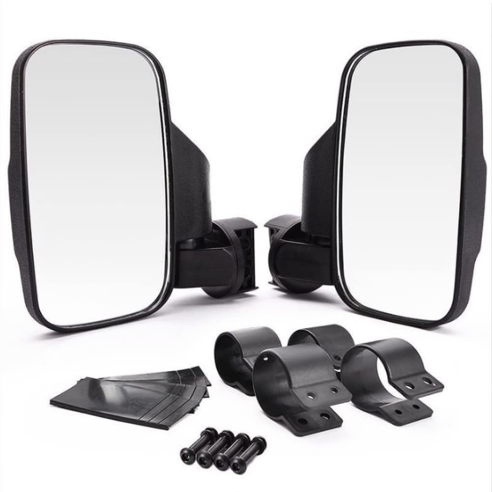 Huamengyuan UTV ATV Seitenspiegel ATV Modifizierter Rückspiegel mit 1,75"-2" Überrollbügelkäfig 360 Grad Verstellbare Spiegel Kompatibel mit Kawasaki Teryx Mule Pioneer Ya=ma= ha Rhino YXZ Huamengyuan UTV ATV Seitenspiegel ATV Modifizierter Rückspiegel mit 1,75"-2" Überrollbügelkäfig 360 Grad Verstellbare Spiegel Kompatibel mit Kawasaki Teryx Mule Pioneer Ya=ma= ha Rhino YXZ von Huamengyuan