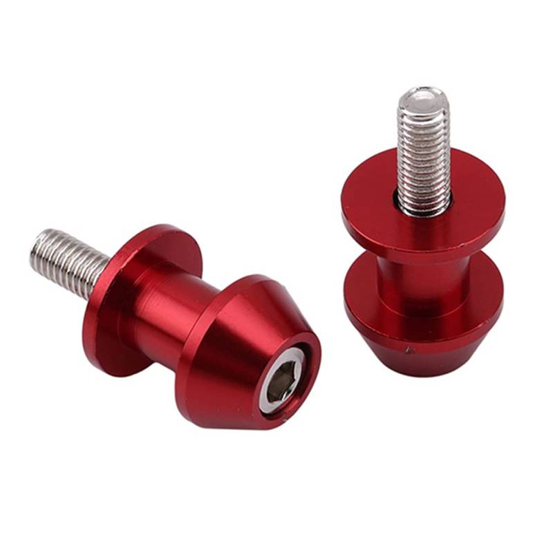 Motorrad Schwingenspulen, 8mm CNC Aluminiumlegierung SchwingenschieberMotorrad Hubrahmenschraube Racingadapter Bobbins Ständeraufnahme Schwingenständerschraube von Huamengyuan