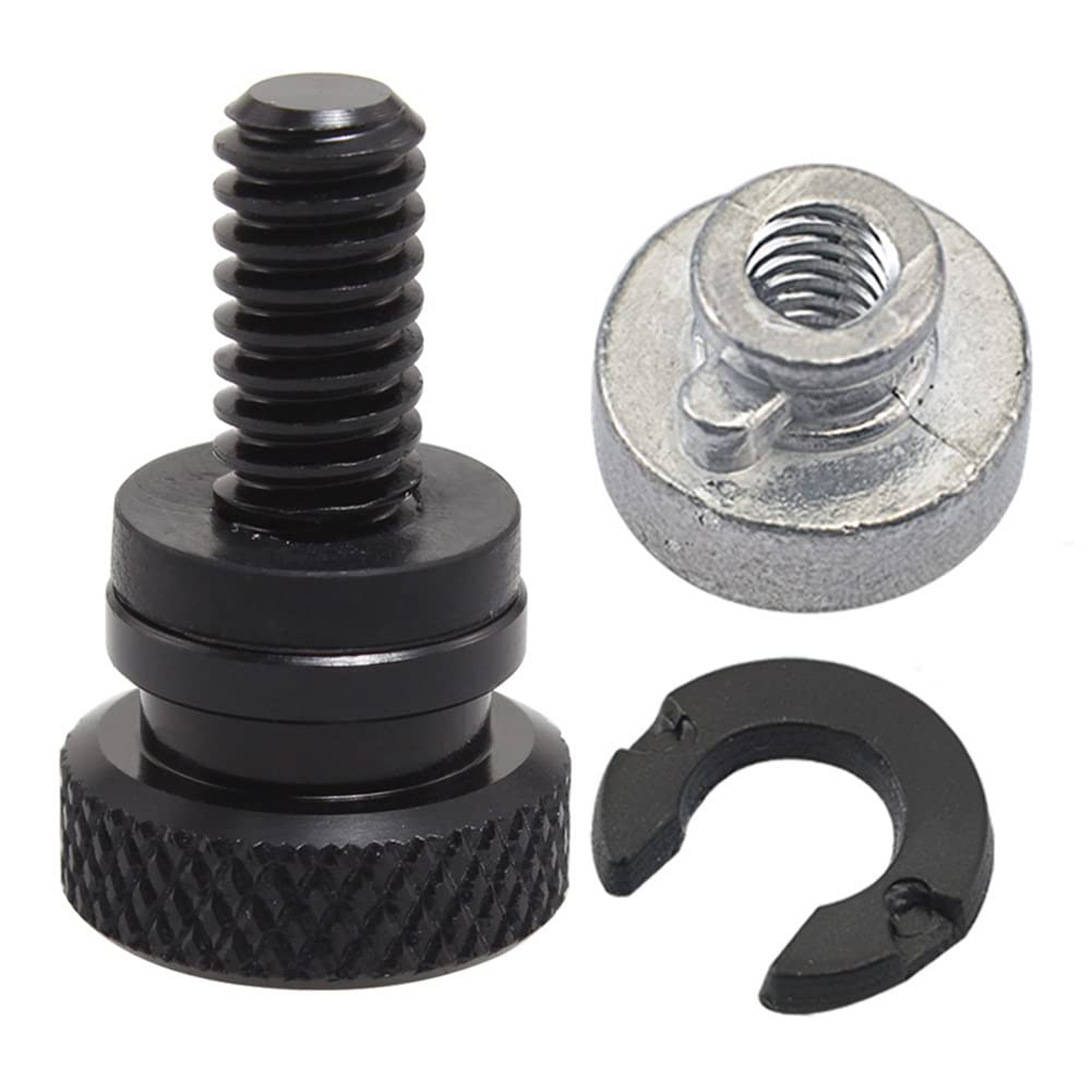 Motorradsitz Befestigungsschrauben,Motorrad Sitzbank Schraube Motorrad Kotflügelschraube mit C-Clips Unterlegscheibe Motorrad Sitzschraube Schraub Aluminium Motorrad Hinten Sitz Schraube Motorradsitz Befestigungsschrauben,Motorrad Sitzbank Schraube Motorrad Kotflügelschraube mit C-Clips Unterlegscheibe Motorrad Sitzschraube Schraub Aluminium Motorrad Hinten Sitz Schraube von Huamengyuan