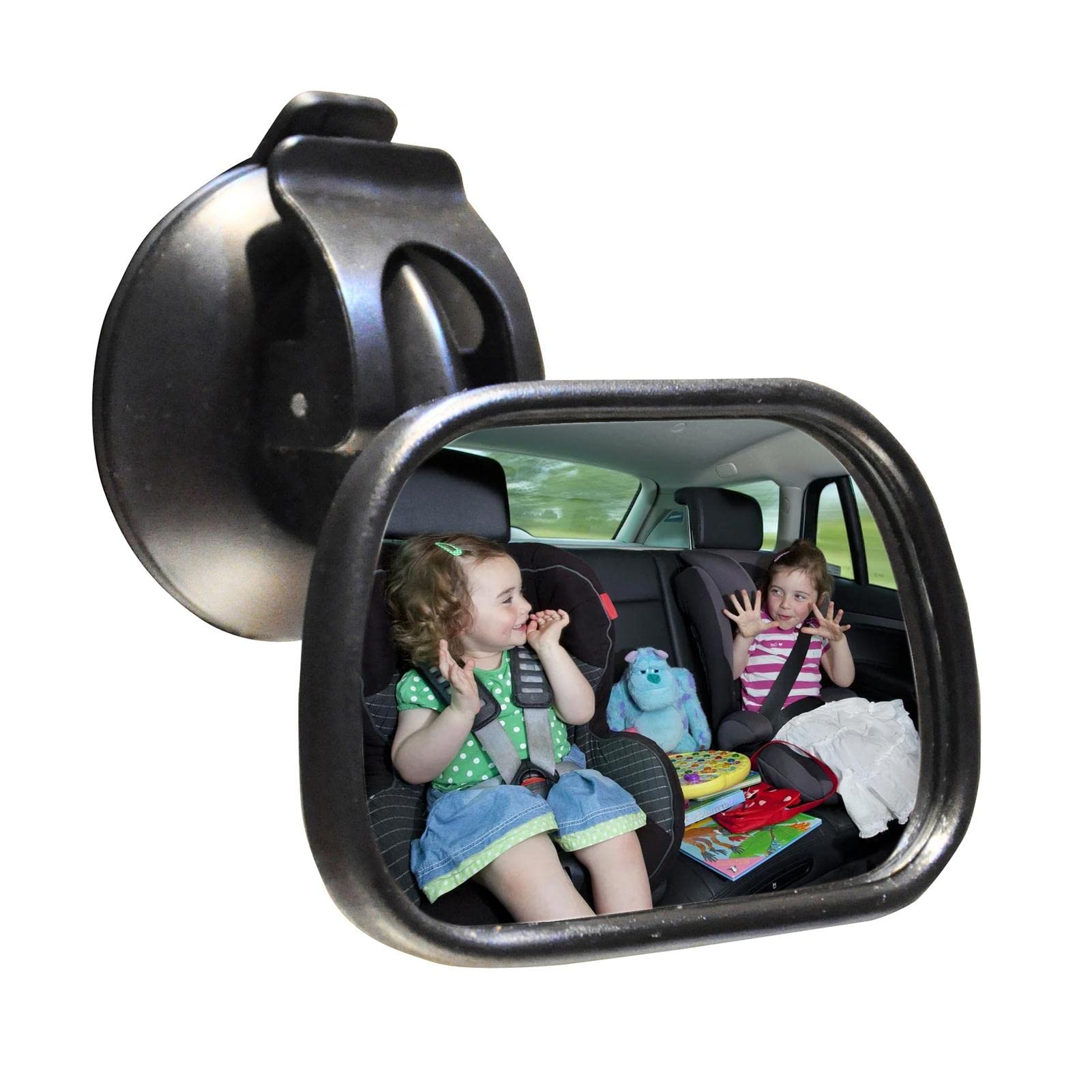 Hudhowks Auto-Rücksitz-Baby-Spiegel, Babypflegespiegel Mit Saugnapf, Fahren Sie Sicher Und Überwachen Sie Ihr Kind Für Den Autositz Nach Hinten von Hudhowks