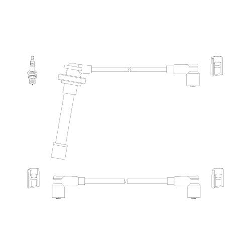 HÜCO 134522 Zündkabelsatz für Nissan HÜCO 134522 Zündkabelsatz für Nissan von Hüco