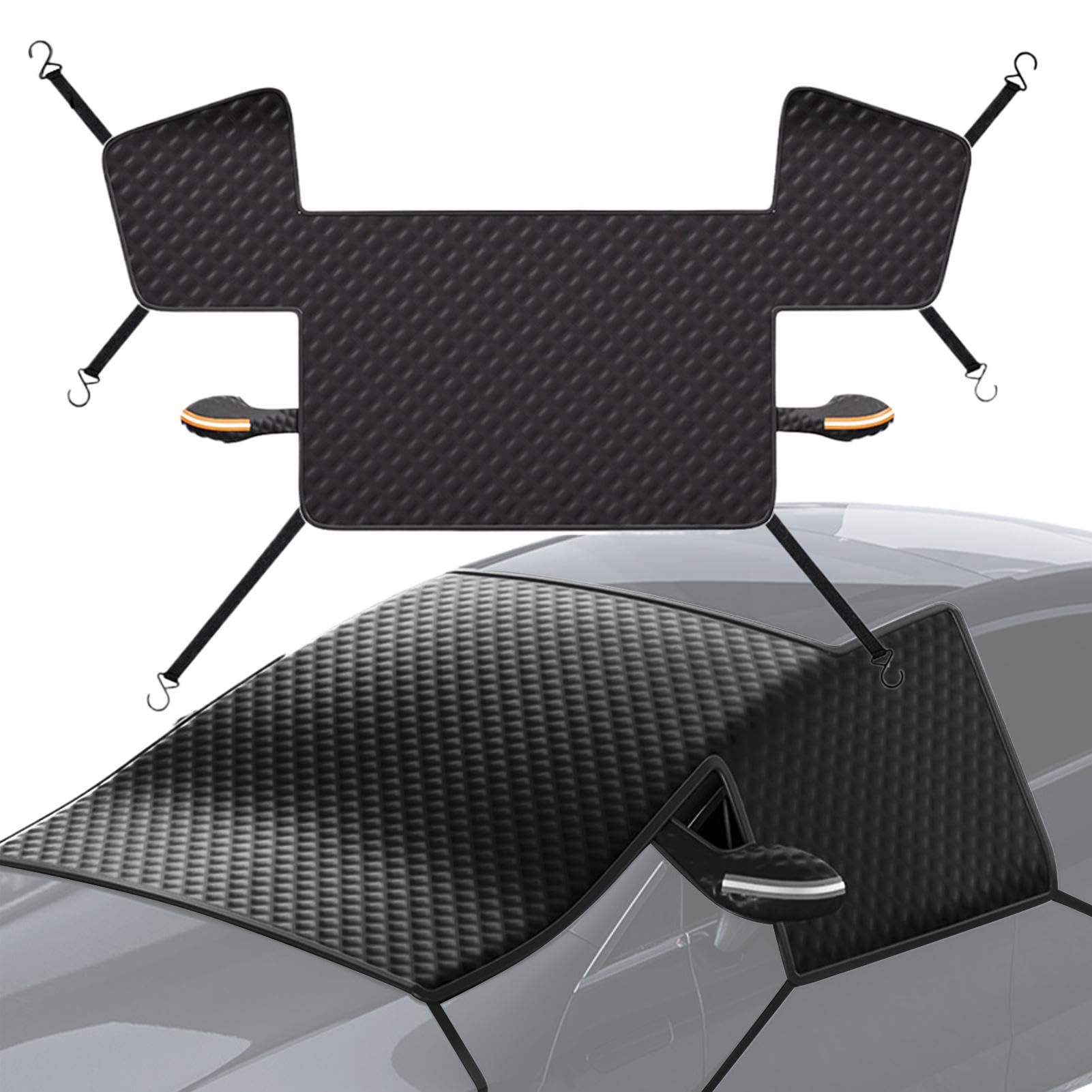 Frontscheibenabdeckung Auto, Winter Windschutzscheiben Abdeckung, Windschutzscheibe Abdeckung Auto Scheibenabdeckung mit Seitenspiegelabdeckung Winter Magnetisch Frostabdeckung für Auto/SUVS Frontscheibenabdeckung Auto, Winter Windschutzscheiben Abdeckung, Windschutzscheibe Abdeckung Auto Scheibenabdeckung mit Seitenspiegelabdeckung Winter Magnetisch Frostabdeckung für Auto/SUVS von Huehkir