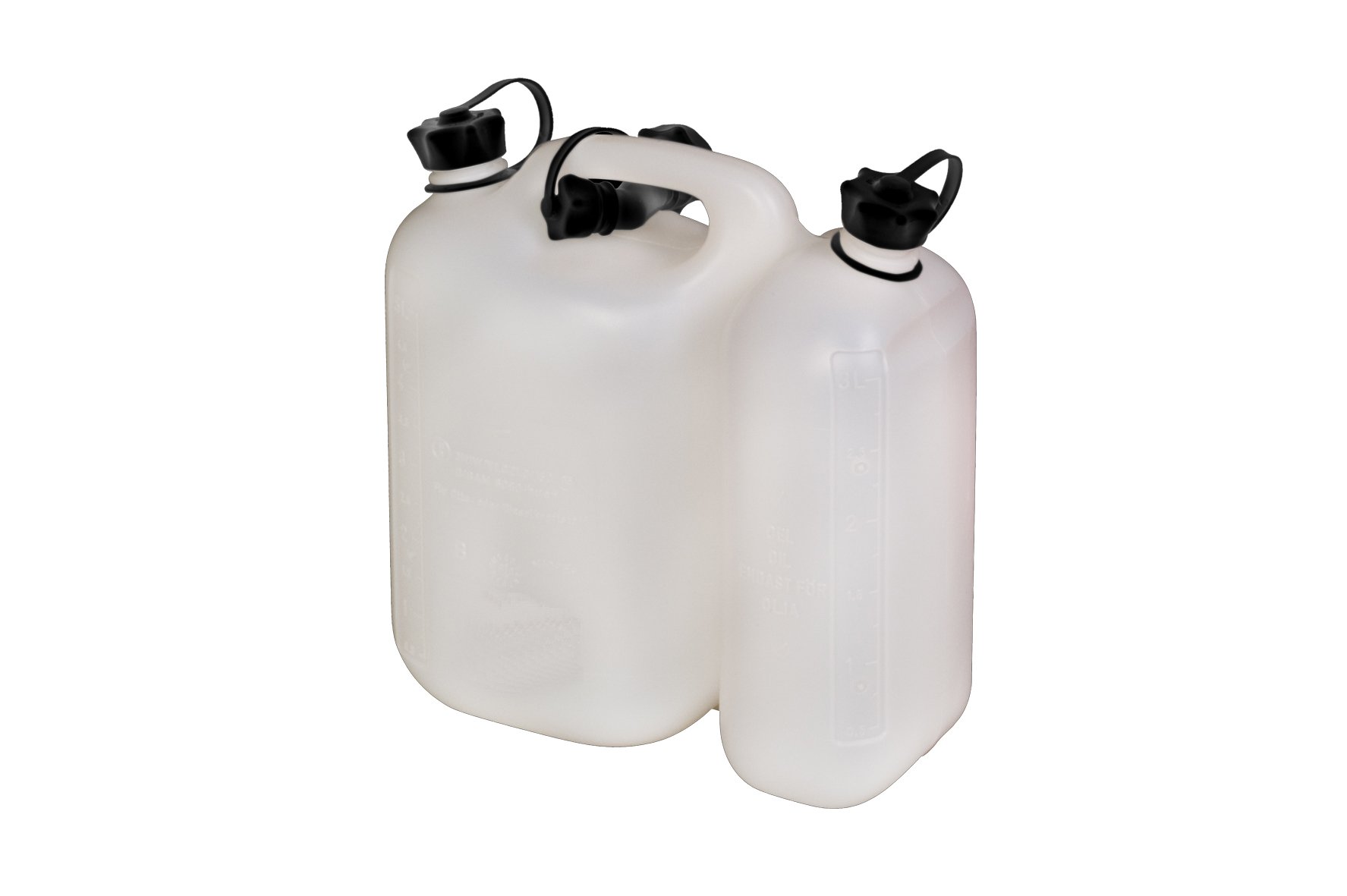 hünersdorff 824900 ECO / Doppelkanister / Kombikanister für Kraftstoff und Öl mit zwei Einfüllsystemen, 5,5 + 3 Liter, UN-Zulassung, Made in Germany von hünersdorff