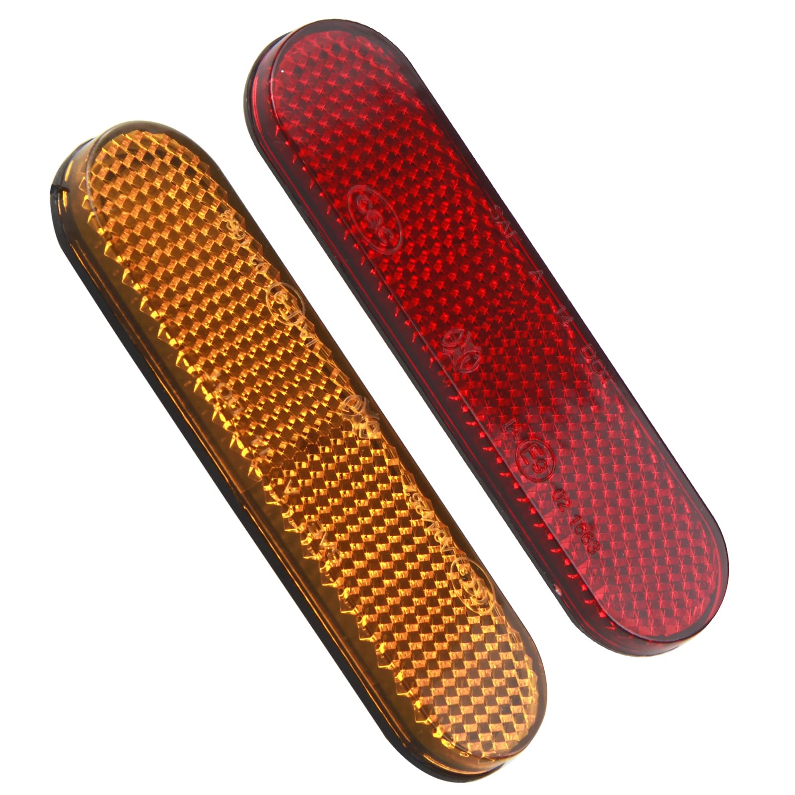 Hugfads Motorrad und Fahrrad reflektierend gelb 2 Stück - selbstklebend - Hohe Sichtbarkeit - Verkehrssicherheit - 100 x 24 x 8 mm Hugfads Motorrad und Fahrrad reflektierend gelb 2 Stück - selbstklebend - Hohe Sichtbarkeit - Verkehrssicherheit - 100 x 24 x 8 mm von Hugfads