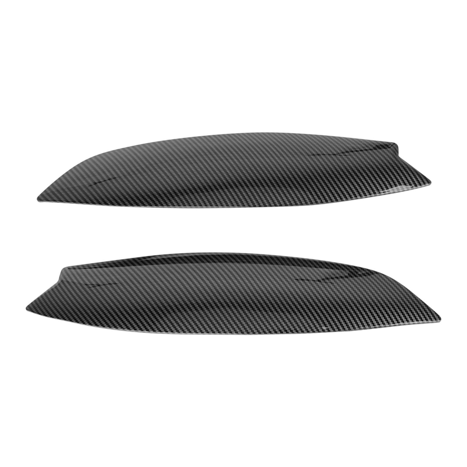 1 Paar Chrom-Außenzubehör for Scheinwerfer-Augenbrauen-Augenlider-Abdeckung for Golf 5 MK5 GTI R 2005 2006 2007(Carbon Look) von Huhpa