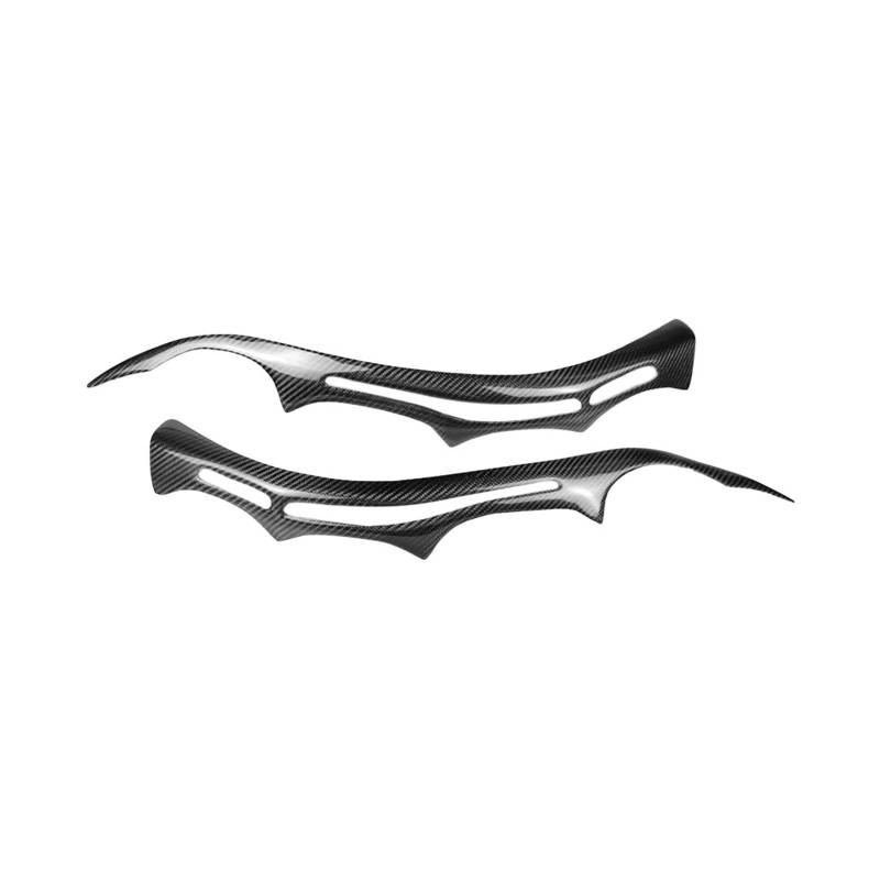 2 Stücke Kohlefaser Scheinwerfer Augendeckel Abdeckung Augenbrauen Trim for E60 5 Serie 2004 2005 2006 2007 2008 2009 2010 von Huhpa