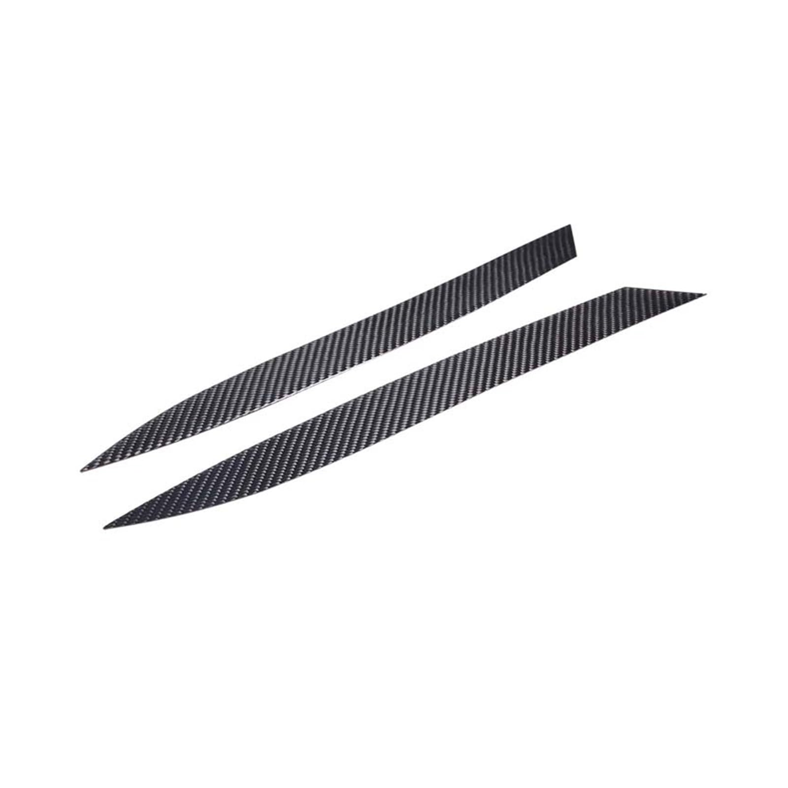2 stücke Auto Scheinwerfer Augenbrauen Augenlider Weichen Carbon Scheinwerfer Lampe Aufkleber Trim Abdeckung for Jaguar F-Type 2013-2022 zubehör von Huhpa