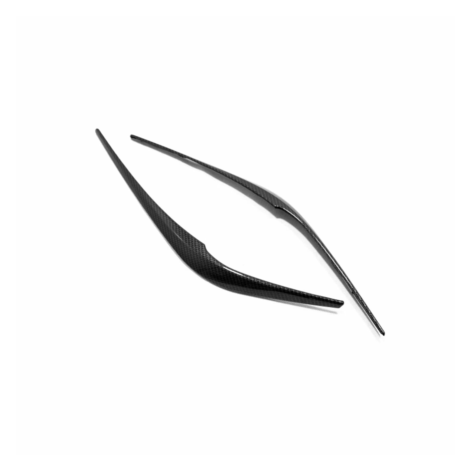 2 stücke for Mazda Cx-5 Cx5 CX-8 CX8 2017-2022 Carbon Faser Auto Scheinwerfer Augenbraue Abdeckung Trim Kopf Lampe Augenlid Außen Zubehör(ABS carbonfiber) von Huhpa