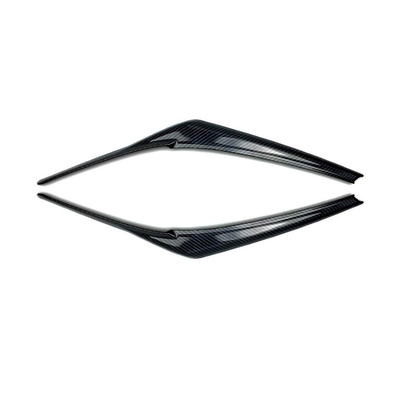 2PCS ABS Auto Scheinwerfer Augenbrauen Scheinwerfer Augenlid Abdeckung Trim for Camry 2018 2019 2020(Piano Black) von Huhpa