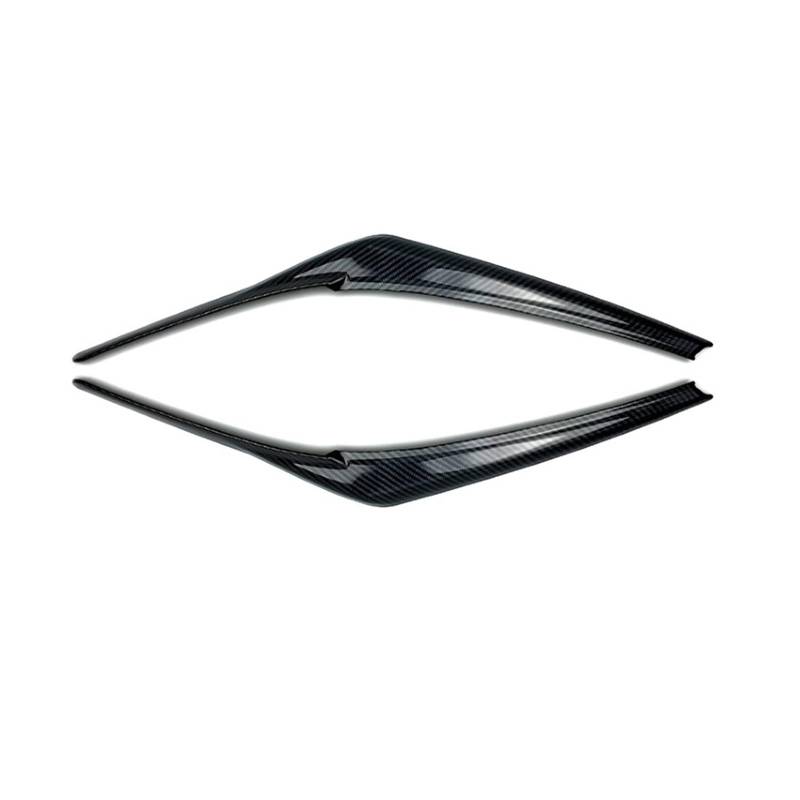 2PCS ABS Auto Scheinwerfer Augenbrauen Scheinwerfer Augenlid Abdeckung Trim for Camry 2018 2019 2020(Piano Black) von Huhpa
