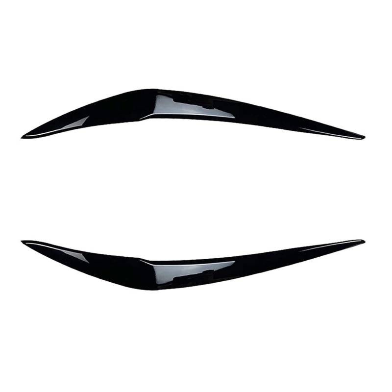 2Pcs Scheinwerfer Abdeckung Augenlid Glanz Schwarz Augenbraue for 2015-2018 F20 F21 1-Serie 116i 118i 120i 125i 128i Fließheck von Huhpa