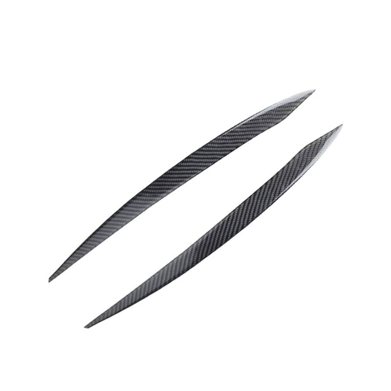 2X Car Styling Kohlefaser Scheinwerfer Augenbrauen Augenlid dekorativ for Golf 7 GTI MK7 2014-2019 Autozubehör von Huhpa