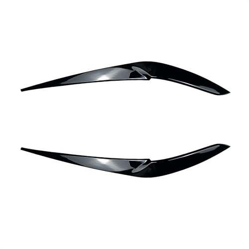 Auto Zubehör for X5 G05 2019-2022 Front Scheinwerfer Lampen Augenlid Augenbraue Streifen Dekoration Abdeckung Trim Schwarz Außen kit(Black Style) von Huhpa