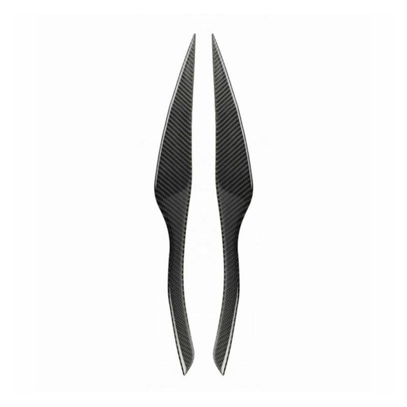Carbon Fiber Scheinwerfer Augenlid Abdeckung Augenbrauen Trim Aufkleber for 2004 2005 2006 2007 2008 E90 E91 3er Auto-Styling Zubehör von Huhpa