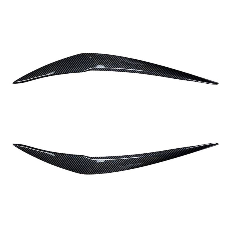 Frontscheinwerfer-Scheinwerferabdeckung, Augenlid, Augenbrauen, Verkleidung aus ABS, for 1er F20 Ende 2015–2019, 118i 120i, Außenzubehör(Bright Black) von Huhpa
