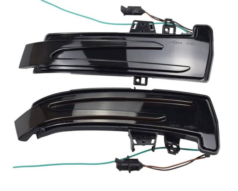 Huhpa 2 stücke Dynamische Rückspiegel Kontrollleuchte for Mercedes Benz W176 W246 W212 W204 CLA C117 GLA GLK W221 CLS W218(Yellow) von Huhpa