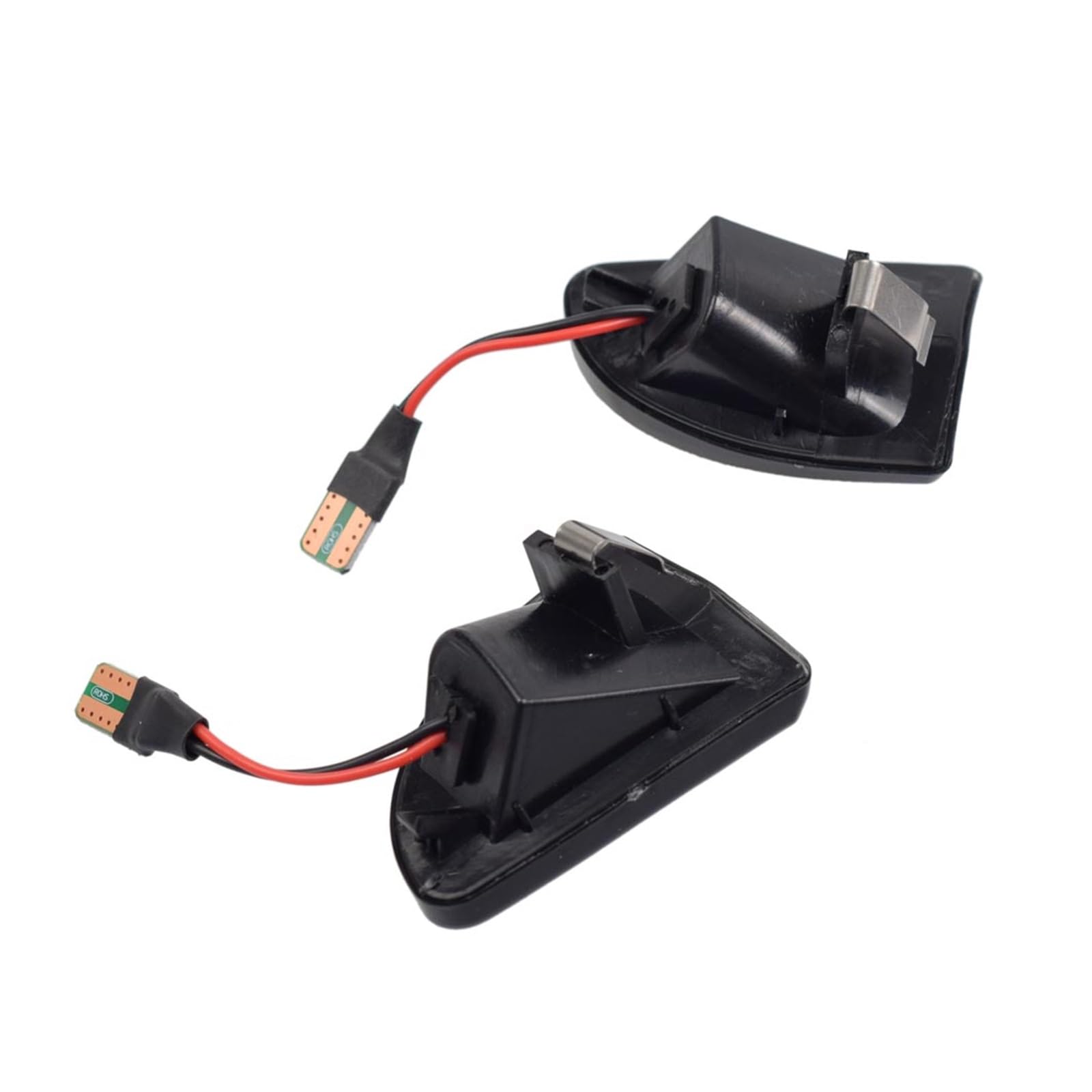 Huhpa Räucherobjektiv Bernstein LED Dynamische Seitenmarkierungslicht -Blinkerlichter for Smart Fortwo 451 MK1 MKII 2007-2015(Dynamic Crystal) von Huhpa