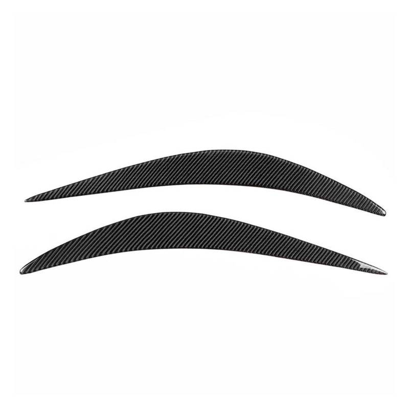 Paar Scheinwerfer Augenlid Scheinwerfer Augenbraue Streifen Trim Auto Kohlefaser Abdeckung Fit for Infiniti Q50 2014 2015 2016 2017 2018 2019 von Huhpa