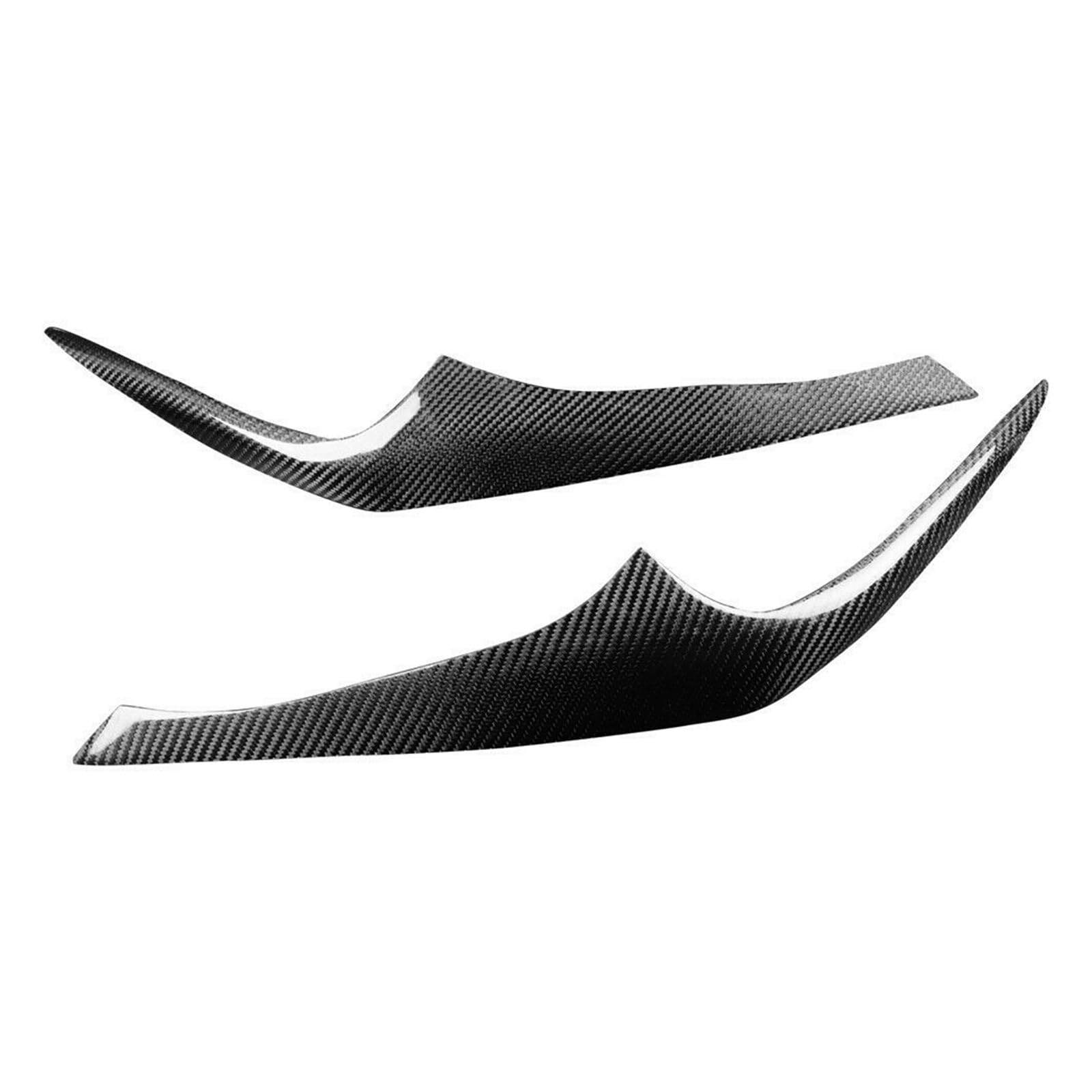 Scheinwerfer-Augenbraue for Hyundai Tiburon Coupe 2003-2008 Frontscheinwerfer-Lampen-Abdeckungs-Ordnung echter Carbon-Faser-Scheinwerfer-Augenlid-Aufkleber von Huhpa