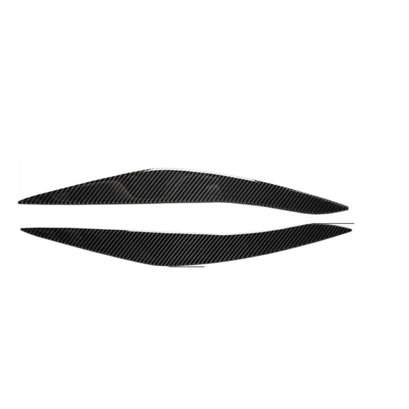 Styling Kohlefaser Scheinwerfer Augenbrauen Augenlider Frontscheinwerfer Zierabdeckung Aufkleber for 5er F10 2010-2013 von Huhpa