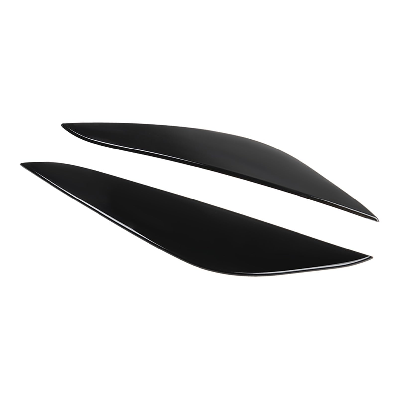 for Tesla Model 3 2017 2018 2019 2020 2021 2022 Gloss Black Augenbrauen Autoscheinwerfer Augenlider Deckel Body Kits Tuning Zubehör(Gloss Black) von Huhpa