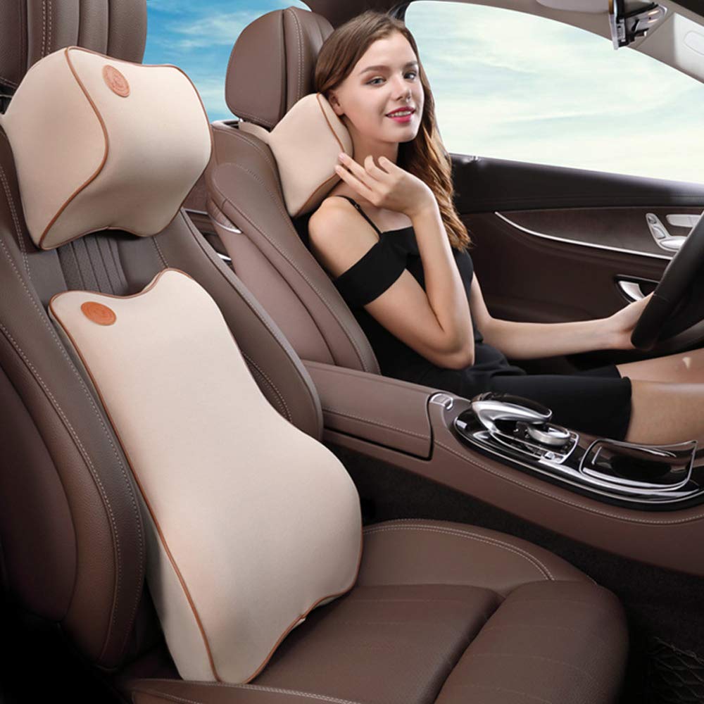 Orthopädisches Nackenkissen Rücken Kissen, Auto Kopfstütze Auto Nackenstütze Auto Nackenkissen,Lendenkissen Rückenstütze Kissen Rückenstützkissen Zur Rückenentlastung Orthopädisches Nackenkissen Rücken Kissen, Auto Kopfstütze Auto Nackenstütze Auto Nackenkissen,Lendenkissen Rückenstütze Kissen Rückenstützkissen Zur Rückenentlastung von Huike