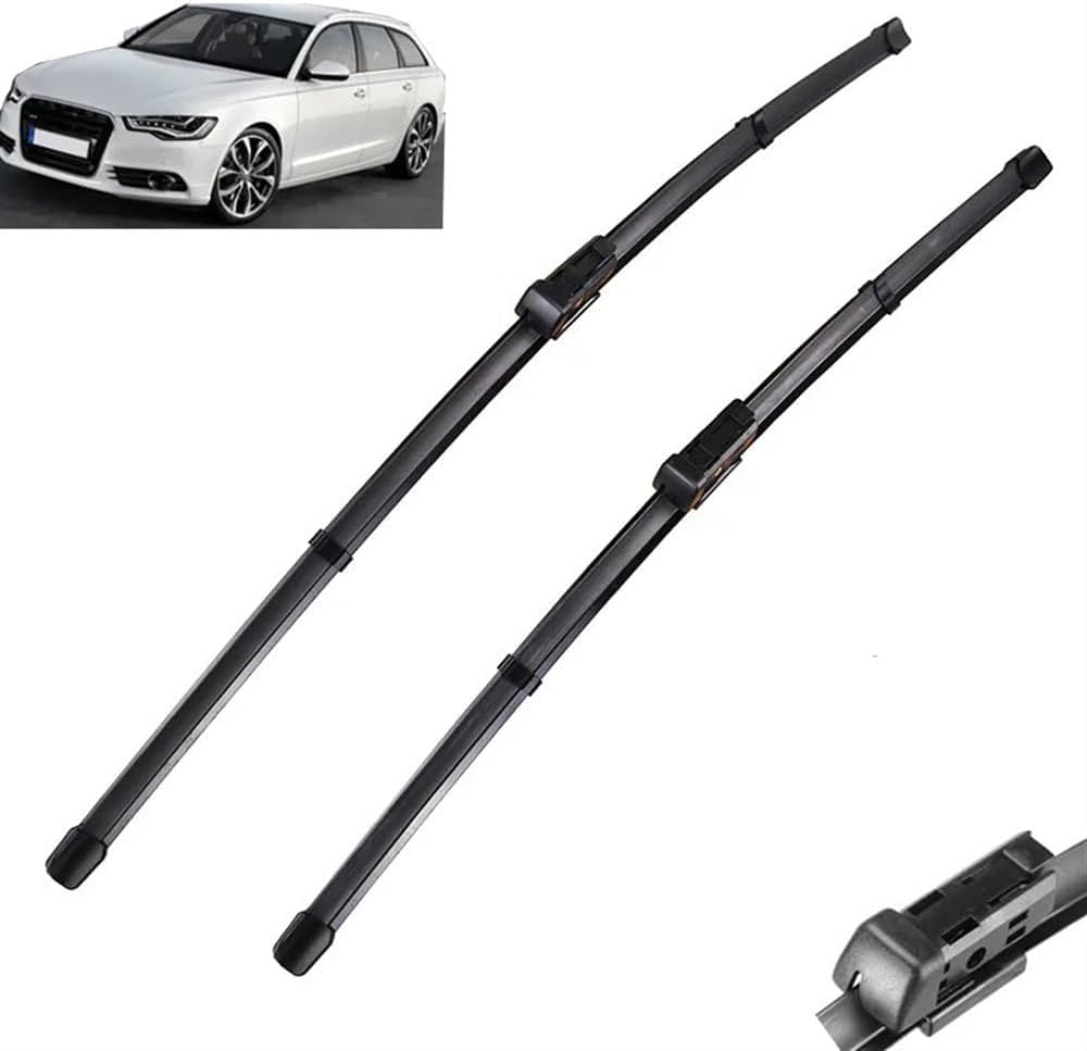 Scheibenwischer für Audi A6 C7 2012-2017 Front - Originalgröße - Leise & Kratzfrei - Einfache Montage - 2er Set Scheibenwischer für Audi A6 C7 2012-2017 Front - Originalgröße - Leise & Kratzfrei - Einfache Montage - 2er Set von Huiloogye