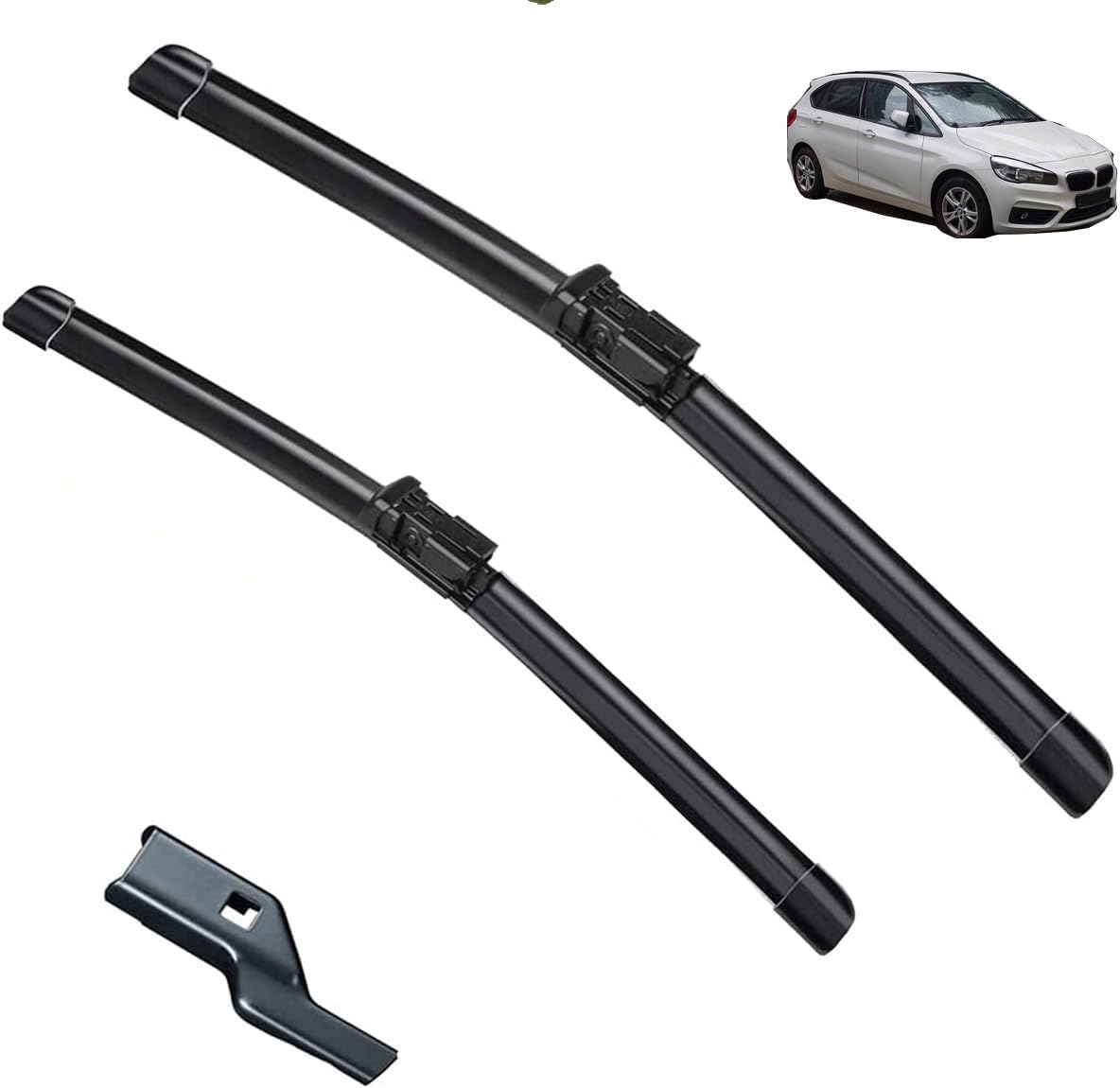 Scheibenwischer für BMW 2 Series F45 F46 2014-2020 Front - Originalgröße - Leise & Kratzfrei - Einfache Montage - 2er Set Scheibenwischer für BMW 2 Series F45 F46 2014-2020 Front - Originalgröße - Leise & Kratzfrei - Einfache Montage - 2er Set von Huiloogye