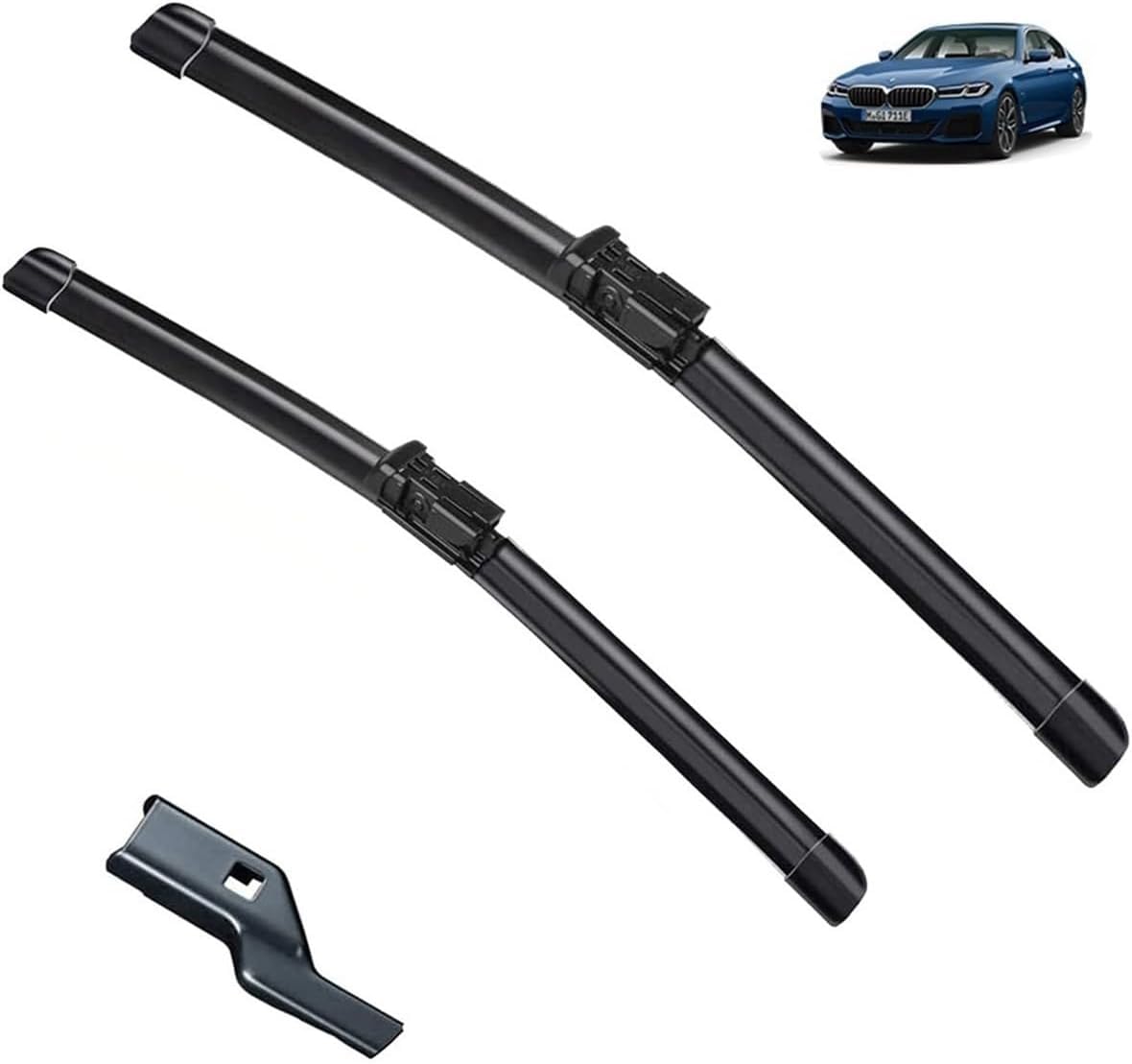 Scheibenwischer für BMW 5 Series G30 G31 2017~2023 540i 520d 520i 550 xDrive Front - Originalgröße - Leise & Kratzfrei - Einfache Montage - 2er Set Scheibenwischer für BMW 5 Series G30 G31 2017~2023 540i 520d 520i 550 xDrive Front - Originalgröße - Leise & Kratzfrei - Einfache Montage - 2er Set von Huiloogye