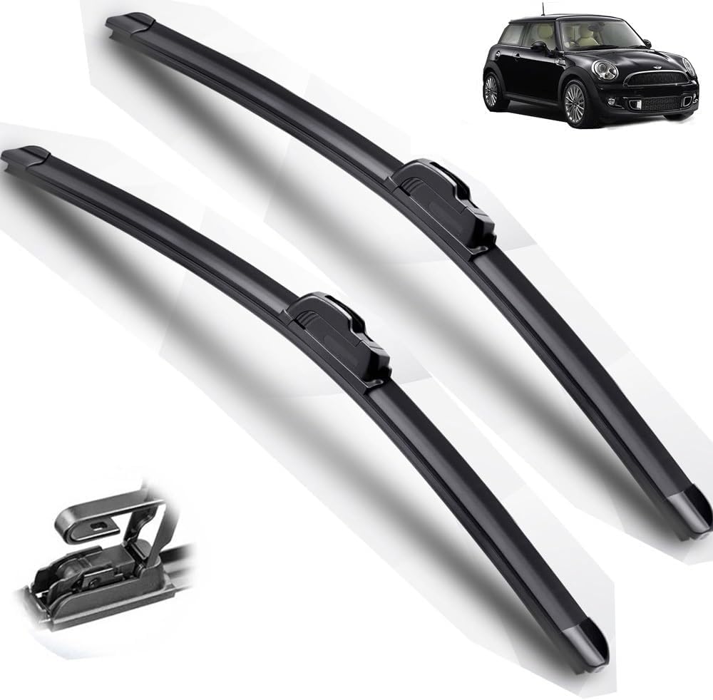 Scheibenwischer für BMW MINI Clubman R55 2007-2012 Front - Originalgröße - Leise & Kratzfrei - Einfache Montage - 2er Set Scheibenwischer für BMW MINI Clubman R55 2007-2012 Front - Originalgröße - Leise & Kratzfrei - Einfache Montage - 2er Set von Huiloogye