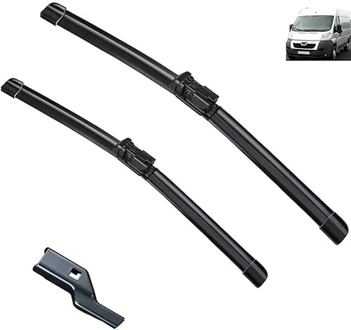 Scheibenwischer für FIAT Ducato 26''+22'' 2006-2016 Front - Originalgröße - Leise & Kratzfrei - Einfache Montage - 2er Set Scheibenwischer für FIAT Ducato 26''+22'' 2006-2016 Front - Originalgröße - Leise & Kratzfrei - Einfache Montage - 2er Set von Huiloogye