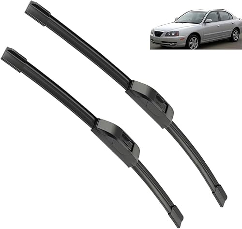 Scheibenwischer für Hyundai Elantra XD 2001-2006 Front - Originalgröße - Leise & Kratzfrei - Einfache Montage - 2er Set Scheibenwischer für Hyundai Elantra XD 2001-2006 Front - Originalgröße - Leise & Kratzfrei - Einfache Montage - 2er Set von Huiloogye