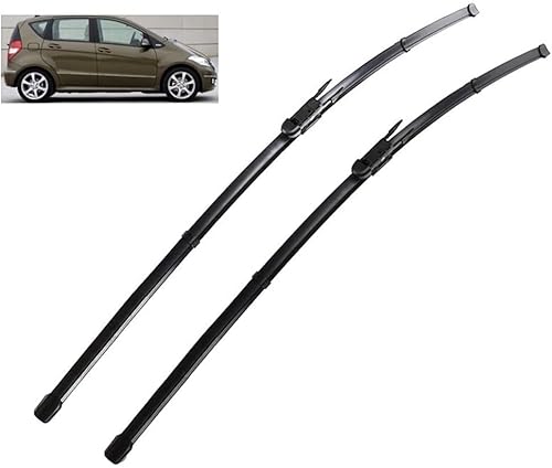 Scheibenwischer für Mercedes Benz A Class W169 B Class W245 Front - Originalgröße - Leise & Kratzfrei - Einfache Montage - 2er Set Scheibenwischer für Mercedes Benz A Class W169 B Class W245 Front - Originalgröße - Leise & Kratzfrei - Einfache Montage - 2er Set von Huiloogye