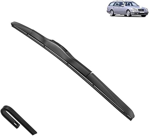Scheibenwischer für Mercedes Benz E Class S210 W210 1996-2002 Wagon Sedan Front - Originalgröße - Leise & Kratzfrei - Einfache Montage - 2er Set Scheibenwischer für Mercedes Benz E Class S210 W210 1996-2002 Wagon Sedan Front - Originalgröße - Leise & Kratzfrei - Einfache Montage - 2er Set von Huiloogye