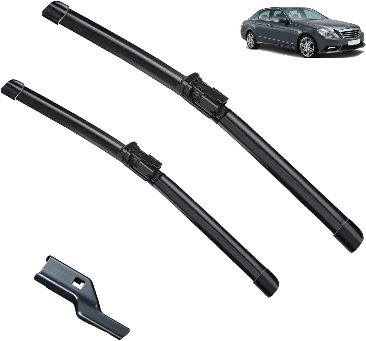 Scheibenwischer für Mercedes Benz E-Class W212 2014-2016 Front - Originalgröße - Leise & Kratzfrei - Einfache Montage - 2er Set Scheibenwischer für Mercedes Benz E-Class W212 2014-2016 Front - Originalgröße - Leise & Kratzfrei - Einfache Montage - 2er Set von Huiloogye
