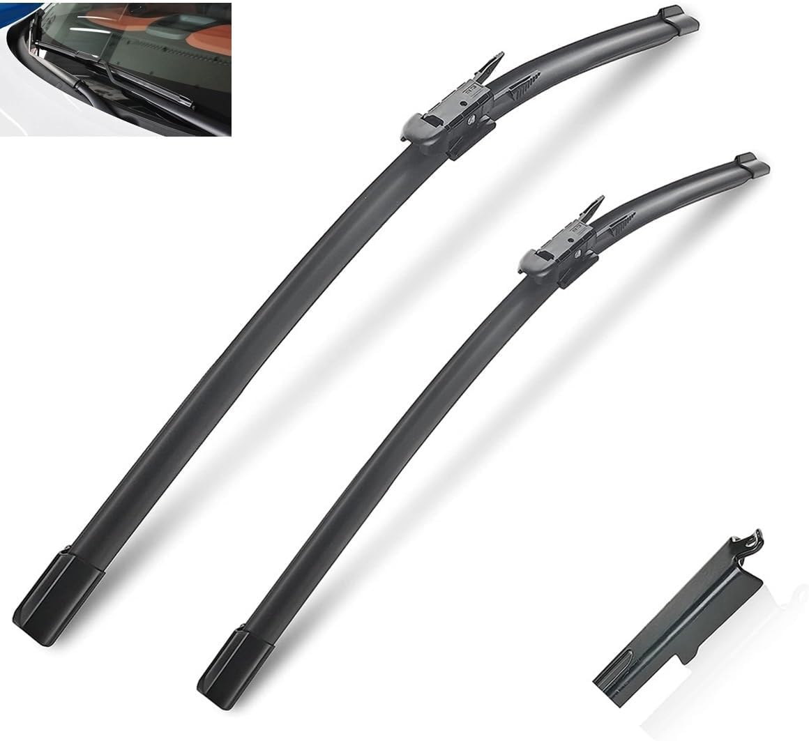 Scheibenwischer für Volvo S60 XC70 V70 S80 XC90 Front - Originalgröße - Leise & Kratzfrei - Einfache Montage - 2er Set Scheibenwischer für Volvo S60 XC70 V70 S80 XC90 Front - Originalgröße - Leise & Kratzfrei - Einfache Montage - 2er Set von Huiloogye