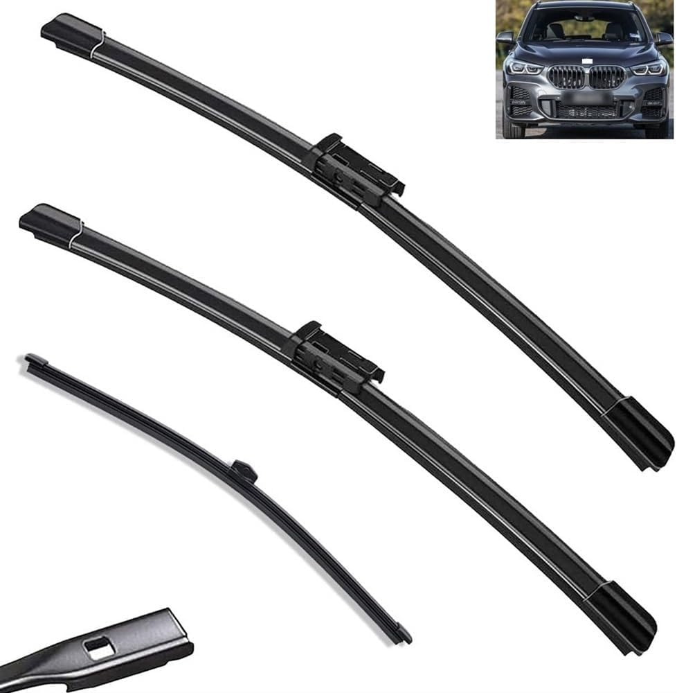 Wischer Front Und Heckscheibenwischer-Set Für BMW X1 F48 2015-2020 26"+16"+14", Scheibenwischer Heckwischer Vorne + Hinten Wischer Front Und Heckscheibenwischer-Set Für BMW X1 F48 2015-2020 26"+16"+14", Scheibenwischer Heckwischer Vorne + Hinten von Huiloogye