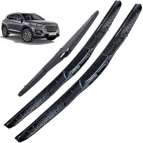 Wischer Front Und Heckscheibenwischer-Set Für Hyundai Tucson TL 2016-2020 - 26"16"14", Scheibenwischer Heckwischer Vorne + Hinten von Huiloogye