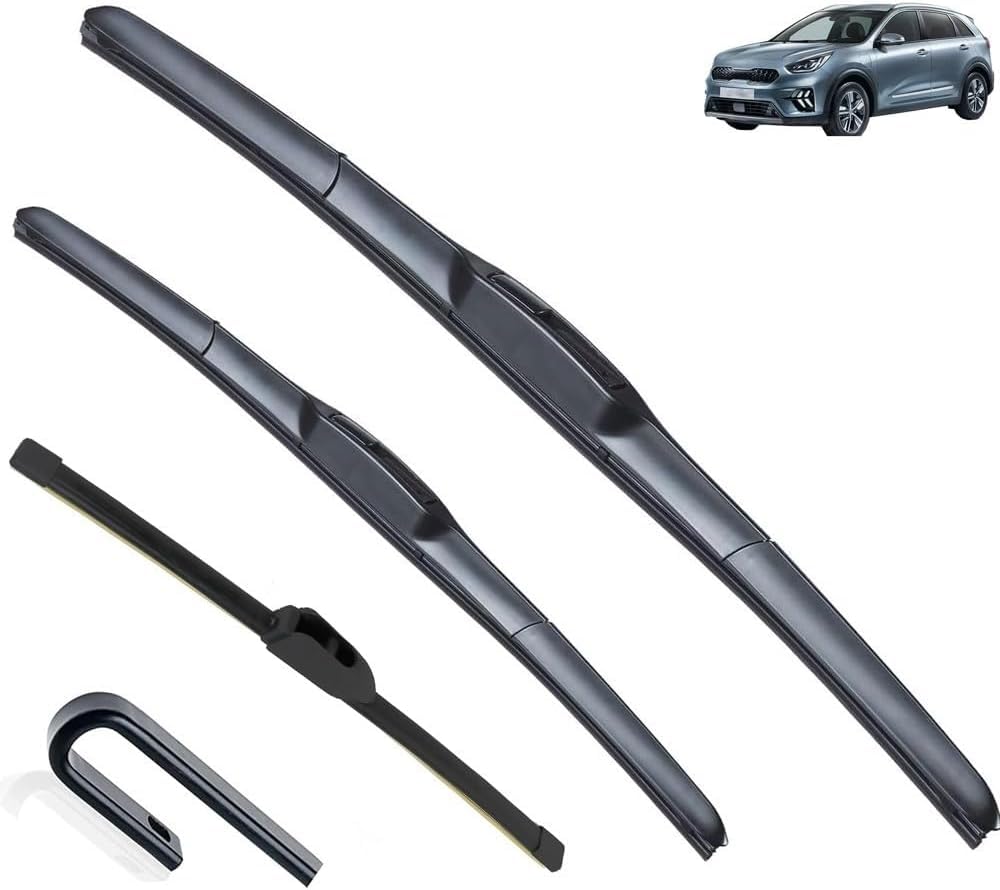 Wischer Front Und Heckscheibenwischer-Set Für KIA Niro 2016-2020 26"+16"+13", Scheibenwischer Heckwischer Vorne + Hinten Wischer Front Und Heckscheibenwischer-Set Für KIA Niro 2016-2020 26"+16"+13", Scheibenwischer Heckwischer Vorne + Hinten von Huiloogye