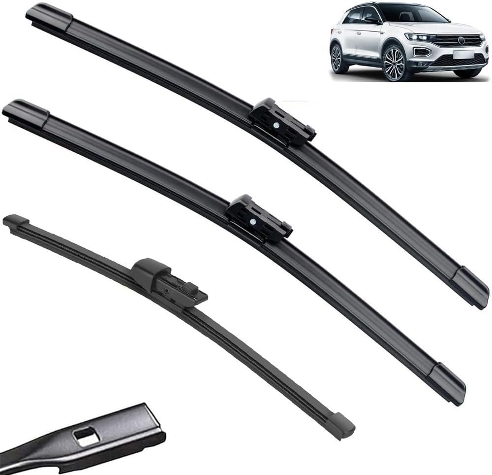 Wischer Front Und Heckscheibenwischer-Set Für VW T-Roc 2017-2023, Scheibenwischer Heckwischer Vorne + Hinten Wischer Front Und Heckscheibenwischer-Set Für VW T-Roc 2017-2023, Scheibenwischer Heckwischer Vorne + Hinten von Huiloogye