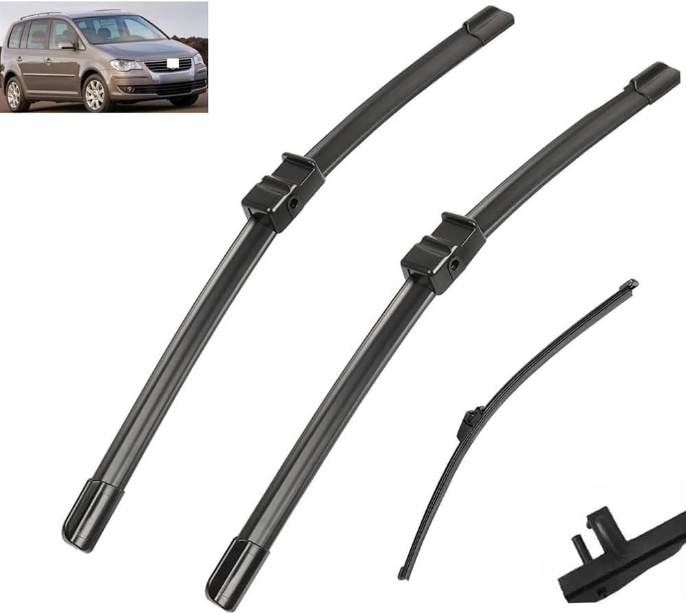 Wischer Front Und Heckscheibenwischer-Set Für VW Touran 2003-2006, Scheibenwischer Heckwischer Vorne + Hinten Wischer Front Und Heckscheibenwischer-Set Für VW Touran 2003-2006, Scheibenwischer Heckwischer Vorne + Hinten von Huiloogye