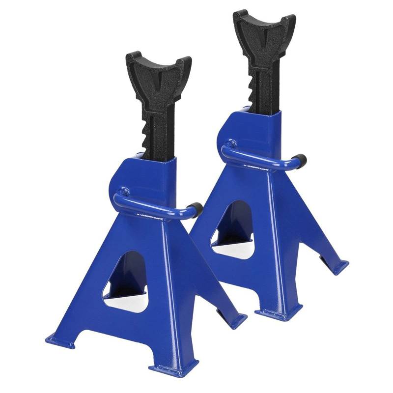 3 Tonnen Einstellbare Schwerlast Achsständer für Auto Wohnwagen Van Fahrzeugständer Hebewerkzeug, 9 Stufige Höhe, 190 x 200 x 235 mm von Huini