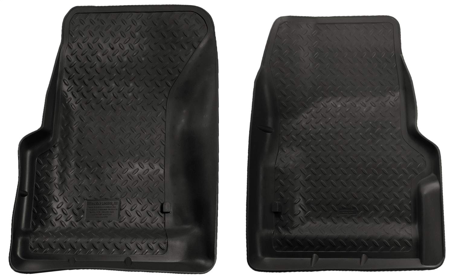 Husky Liners Classic Style Series | 1997-2006 Jeep Wrangler | Front Floor Liners, Black | 31731 von Husky Liners