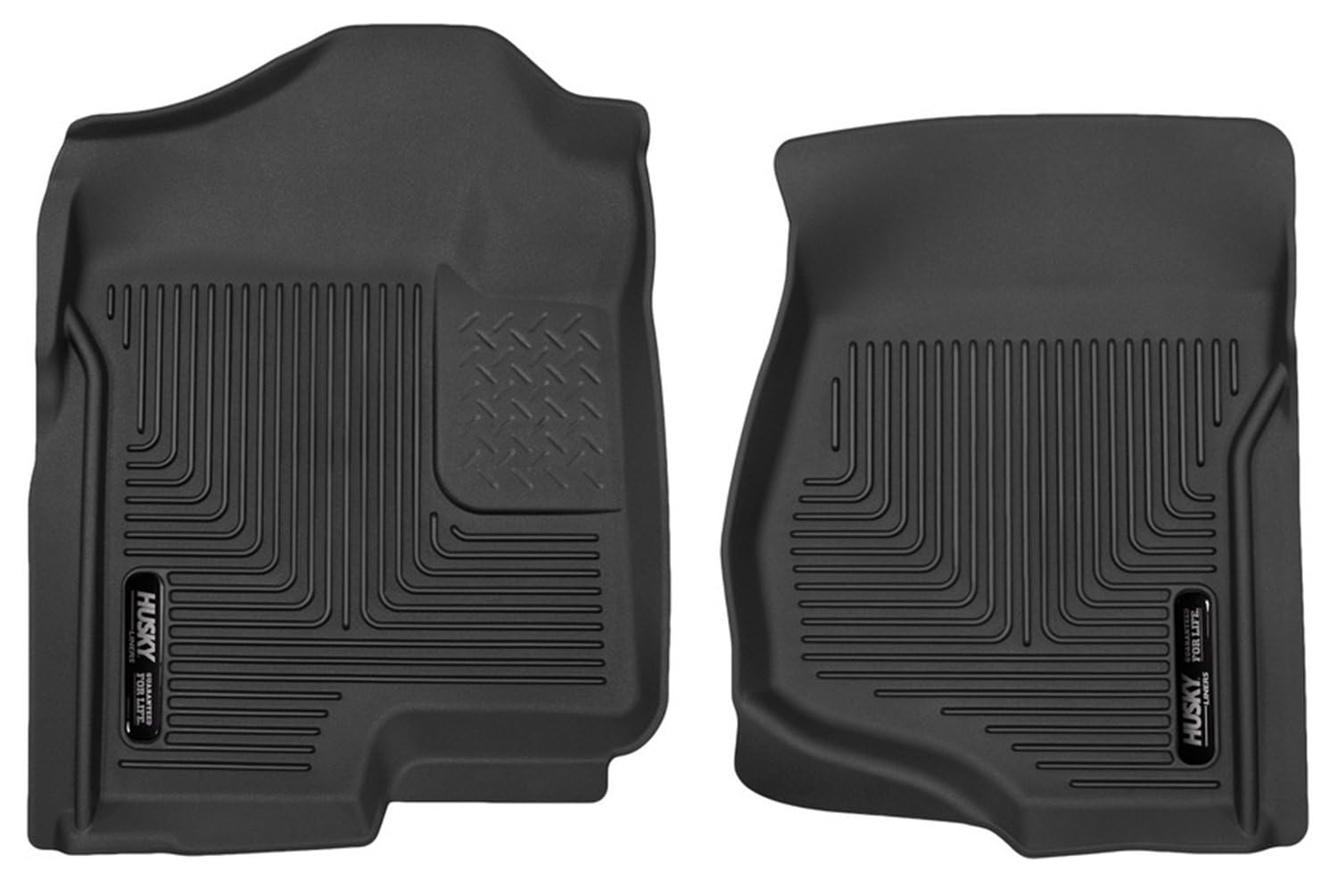 Husky Liners X-act Contour Serie | Bodeneinlagen vorne – schwarz | 54651 | passend für 2018–2020 Ford Expedition/Lincoln Navigator 2 Stück von Husky Liners