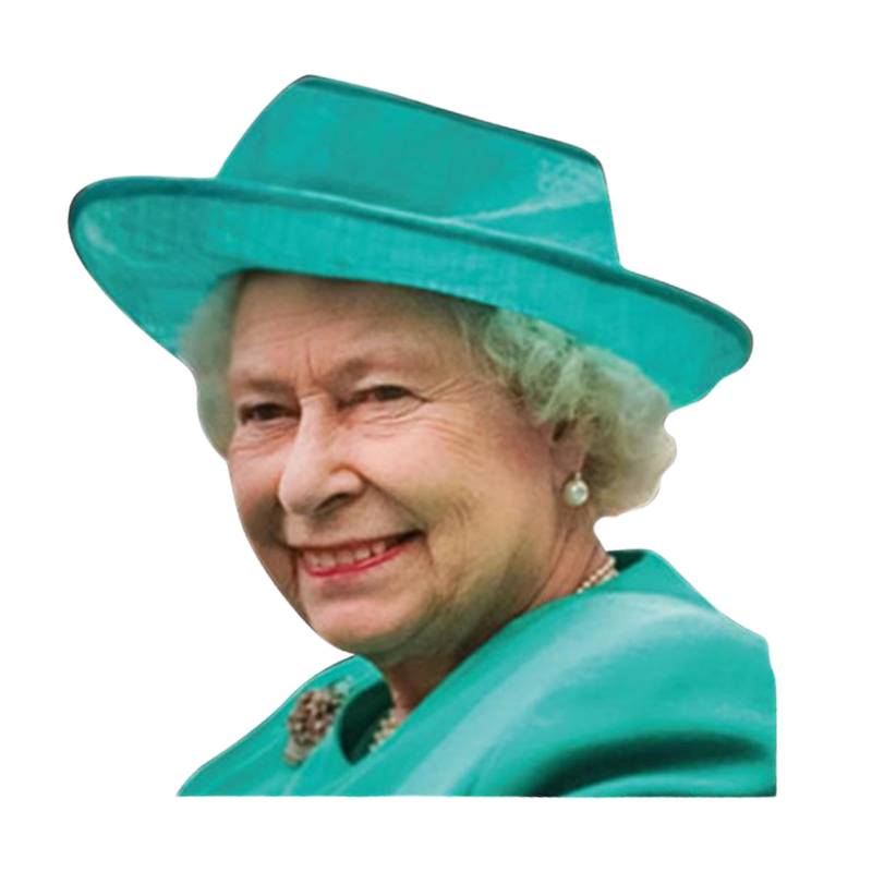 Königin Elizabeth Aufkleber | Queen Autofenster Aufkleber | Lustige Auto Fensterfolie | wasserdichte Königin Von England Autoaufkleber - Personalisierte Autoaufkleber Dekoration von Husoiuy